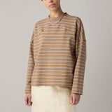 Milo Tee - Brown & Pink Stripe