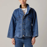 Oversized Augie Jacket - Dark Denim