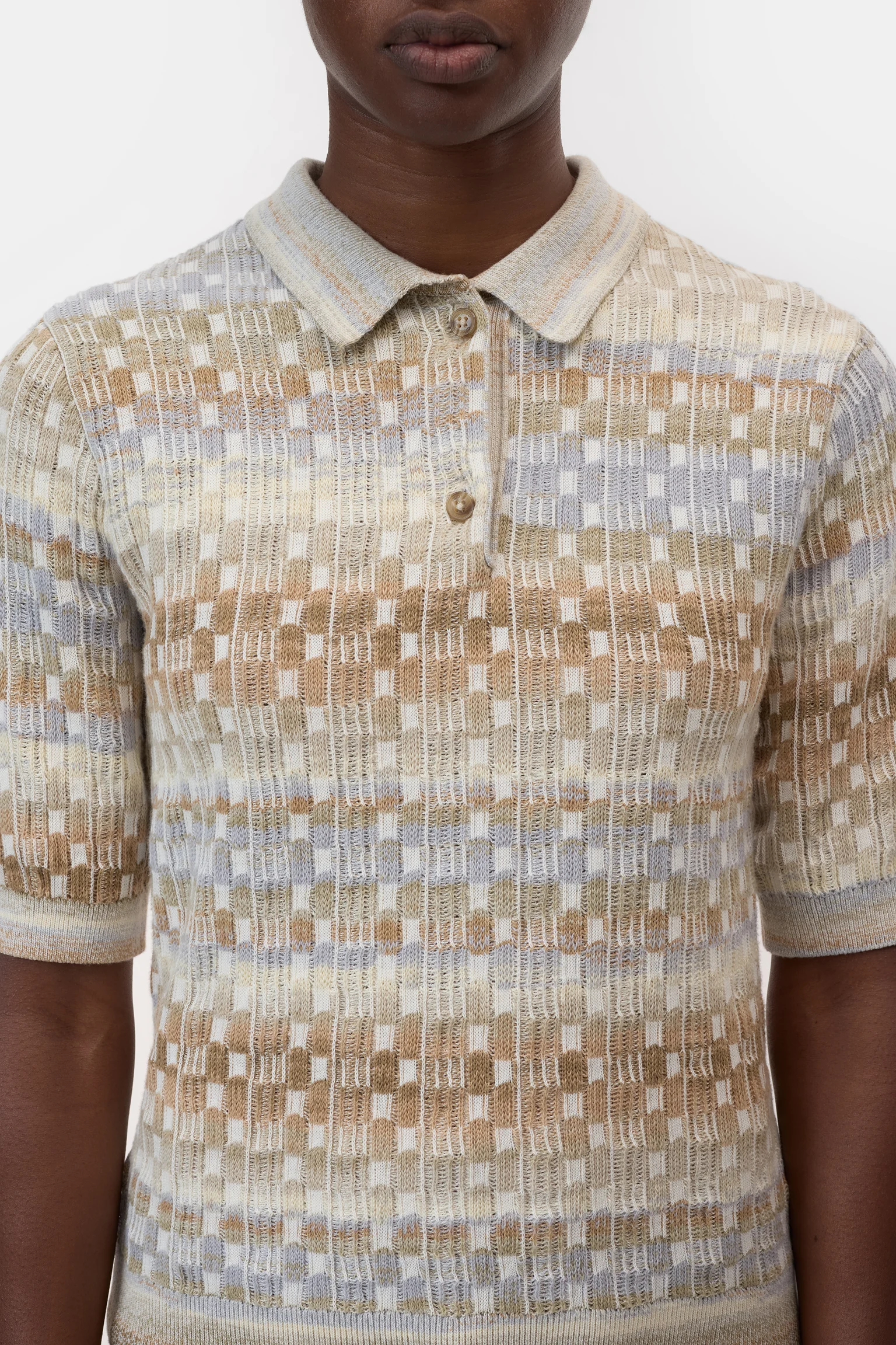 Mouliné Polo Shirt — view 6