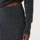 Easy Skirt - Dark Grey Melange
