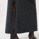 Easy Skirt - Dark Grey Melange