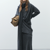 Easy Skirt - Dark Grey Melange