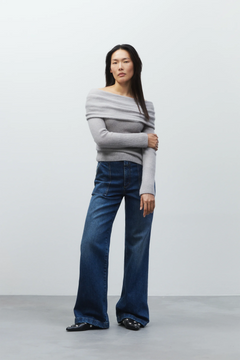 Aria Flared Jeans - Dark Blue