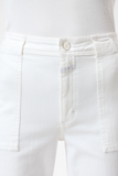 Aria Flared Jeans - White