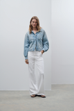 Aria Flared Jeans - White