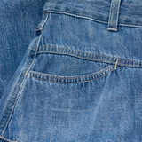 Balloon Denim Skirt - Mid Blue