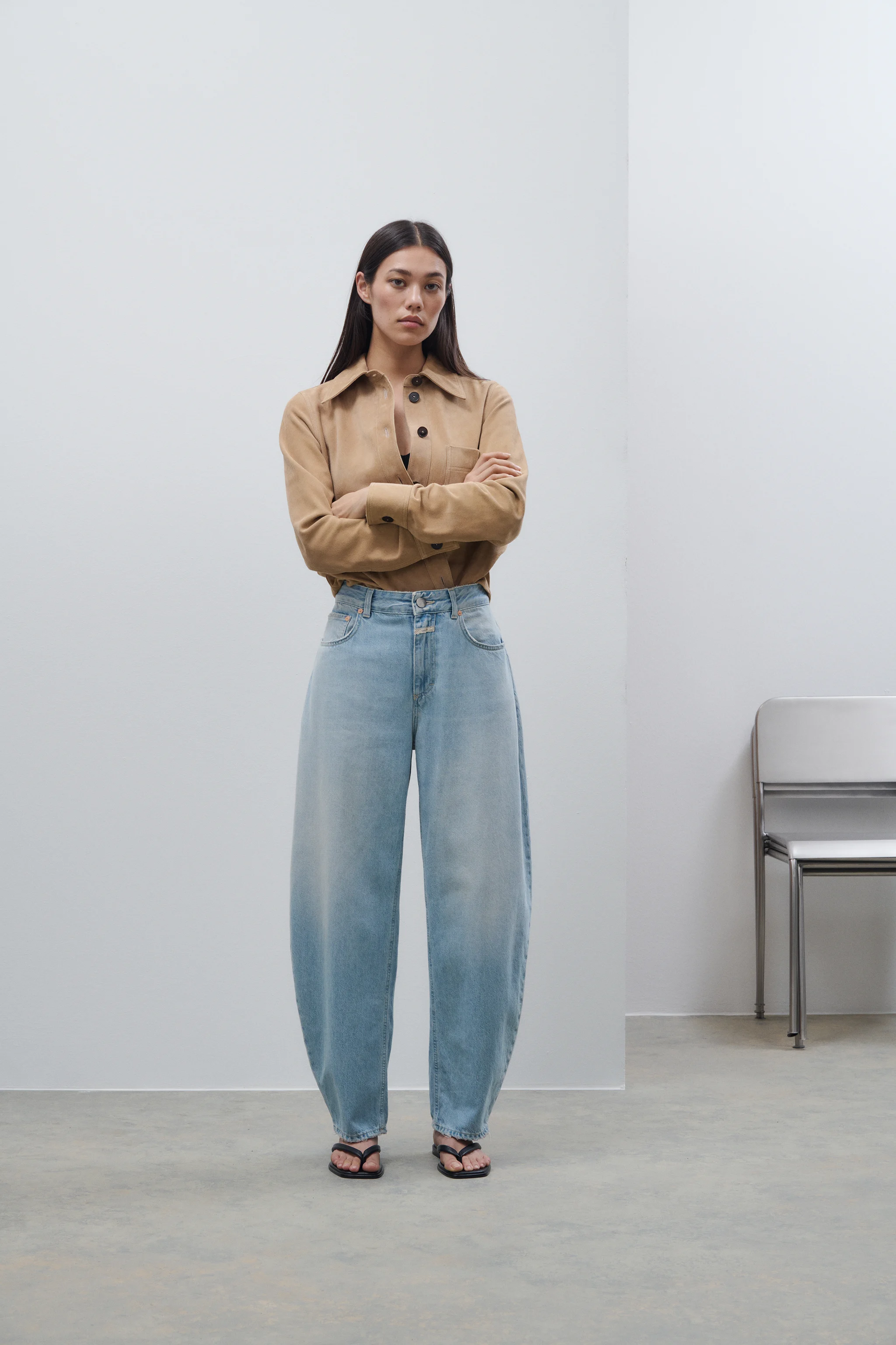 Jazzie Barrel Jeans - Light Blue