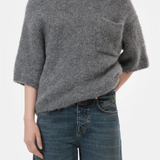 Crew Short Sleeve - Dark Grey Melange