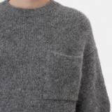 Crew Short Sleeve - Dark Grey Melange