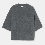 Crew Short Sleeve - Dark Grey Melange