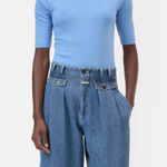 Crewneck Shortsleeve - Sky Blue — view 2