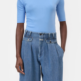 Crewneck Shortsleeve - Sky Blue — view 2