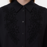 Embroidered Shirt - Black