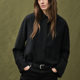 Embroidered Shirt - Black