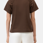 Gathered T-Shirt - Maple Brown — view 4