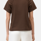 Gathered T-Shirt - Maple Brown — view 4