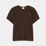 Gathered T-Shirt - Maple Brown — view 7