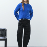 Jazzie Barrel Jeans - Black