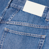 Jazzie Barrel Jeans - Mid Blue