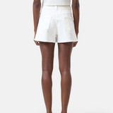Jocy-X Denim Shorts - White
