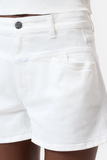 Jocy-X Denim Shorts - White