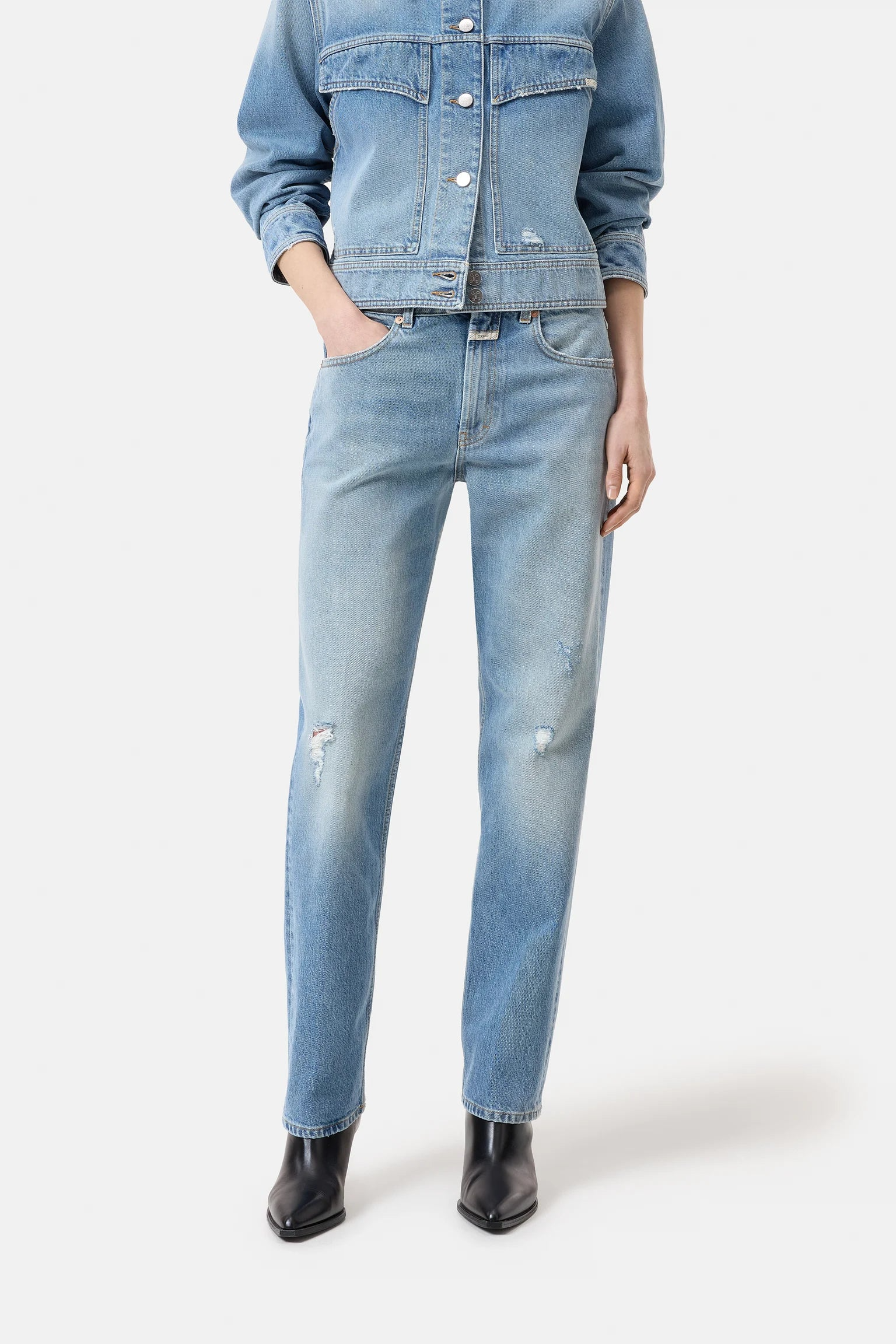 CLOSED Jonta Relaxed Jeans - Mid Blue