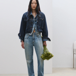 Jonta Relaxed Jeans - Mid Blue — view 2
