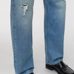 Jonta Relaxed Jeans - Mid Blue — view 3
