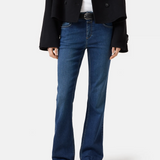 Jovanna Flared Jeans - Dark Blue