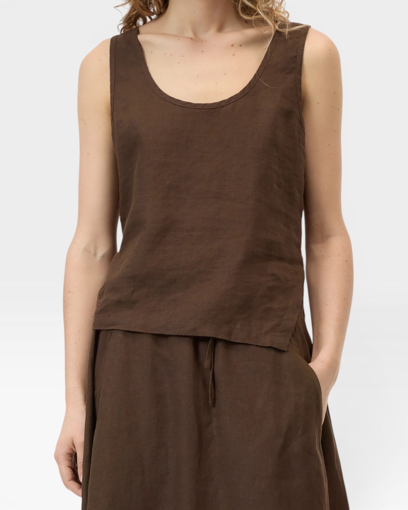 CLOSED Tank Top - Maple Brown