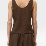 Tank Top - Maple Brown — view 3