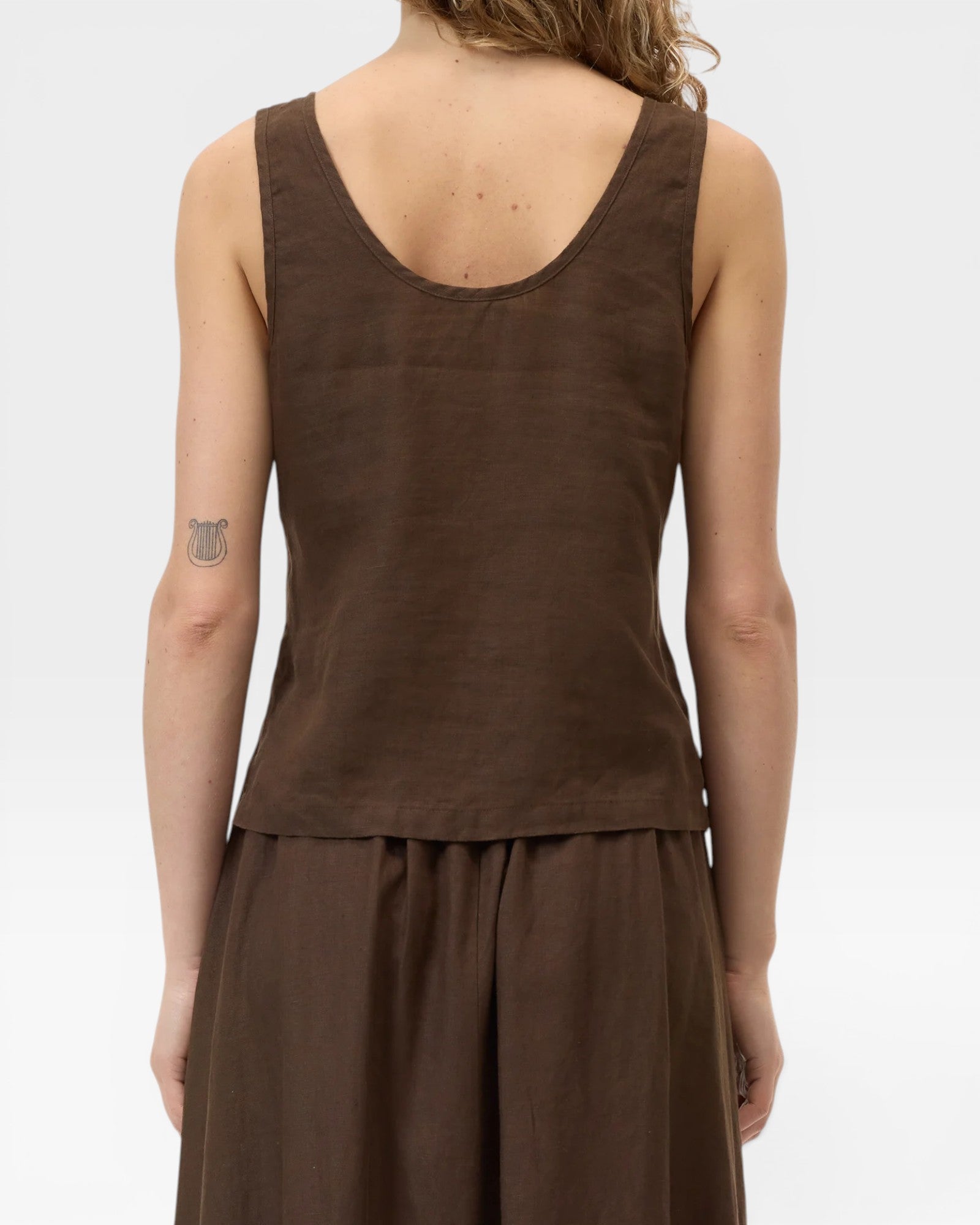 Tank Top - Maple Brown — view 3