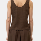 Tank Top - Maple Brown — view 3