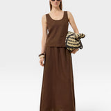 Maxi Skirt - Maple Brown — view 5