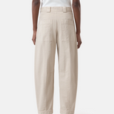 Rhannon Barrel Pants - Soft Beige
