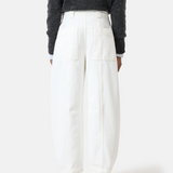 Rhannon Barrel Jeans - Ivory
