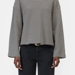 Striped Longsleeve - Black — view 2