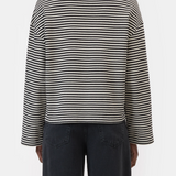 Striped Longsleeve - Black — view 3