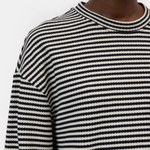 Striped Longsleeve - Black — view 4