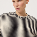 Striped Longsleeve - Black — view 5