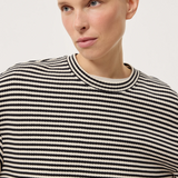 Striped Longsleeve - Black — view 5