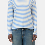 Striped Longsleeve - Sky Blue — view 3