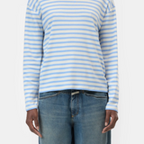 Striped Longsleeve - Sky Blue — view 3