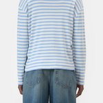 Striped Longsleeve - Sky Blue — view 4