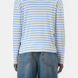 Striped Longsleeve - Sky Blue — view 4