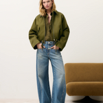 Tori-X Barrel Jeans - Mid Blue — view 5