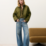 Tori-X Barrel Jeans - Mid Blue — view 5
