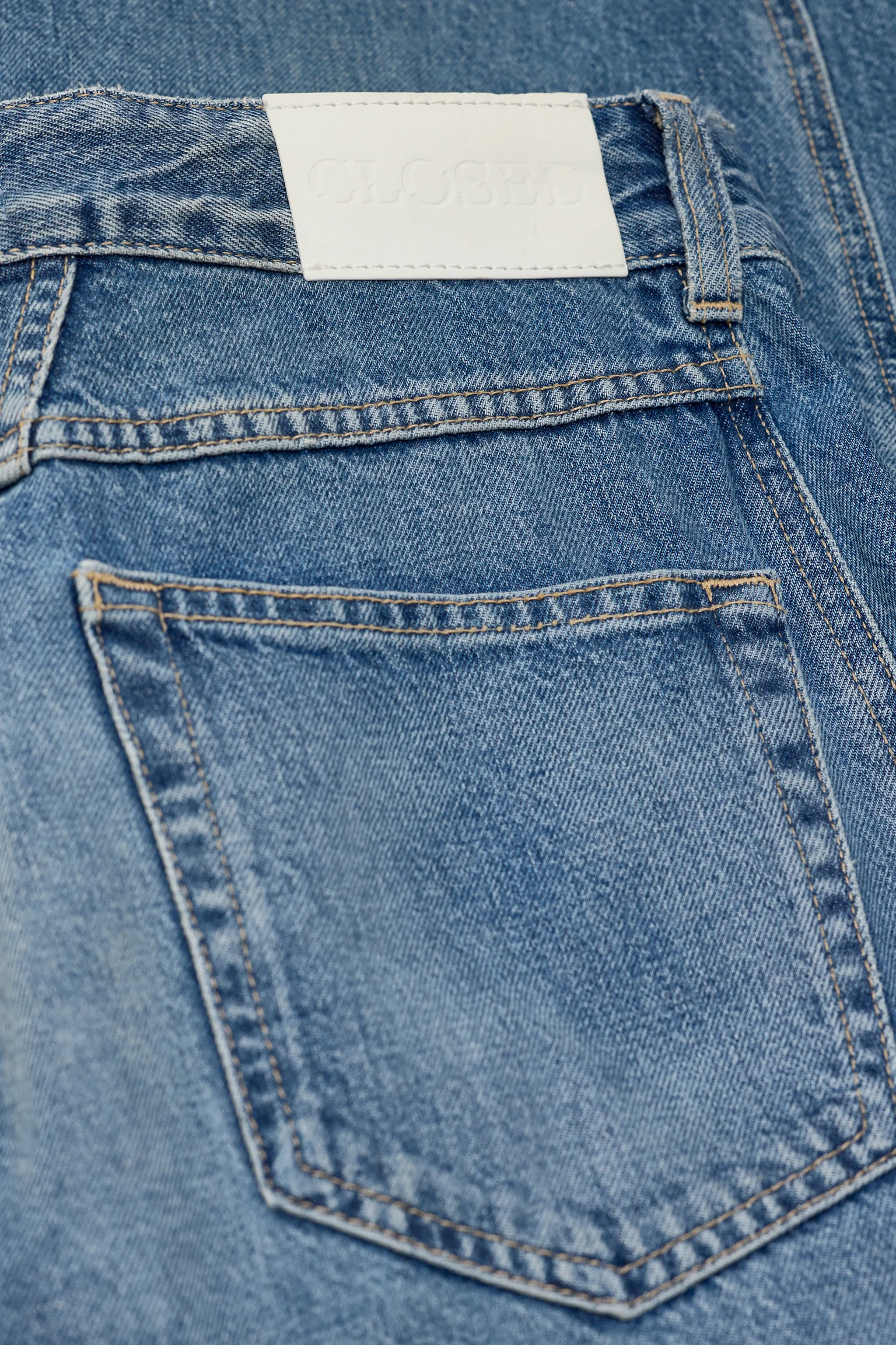 Tori-X Barrel Jeans - Mid Blue — view 6