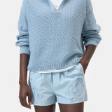 Knitted Jersey - Dove Blue — view 3