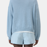 Knitted Jersey - Dove Blue — view 4